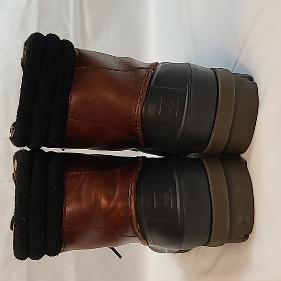 Mens Sperry Leather Waterproof Duck Boots size 11 - Picture 3 of 8